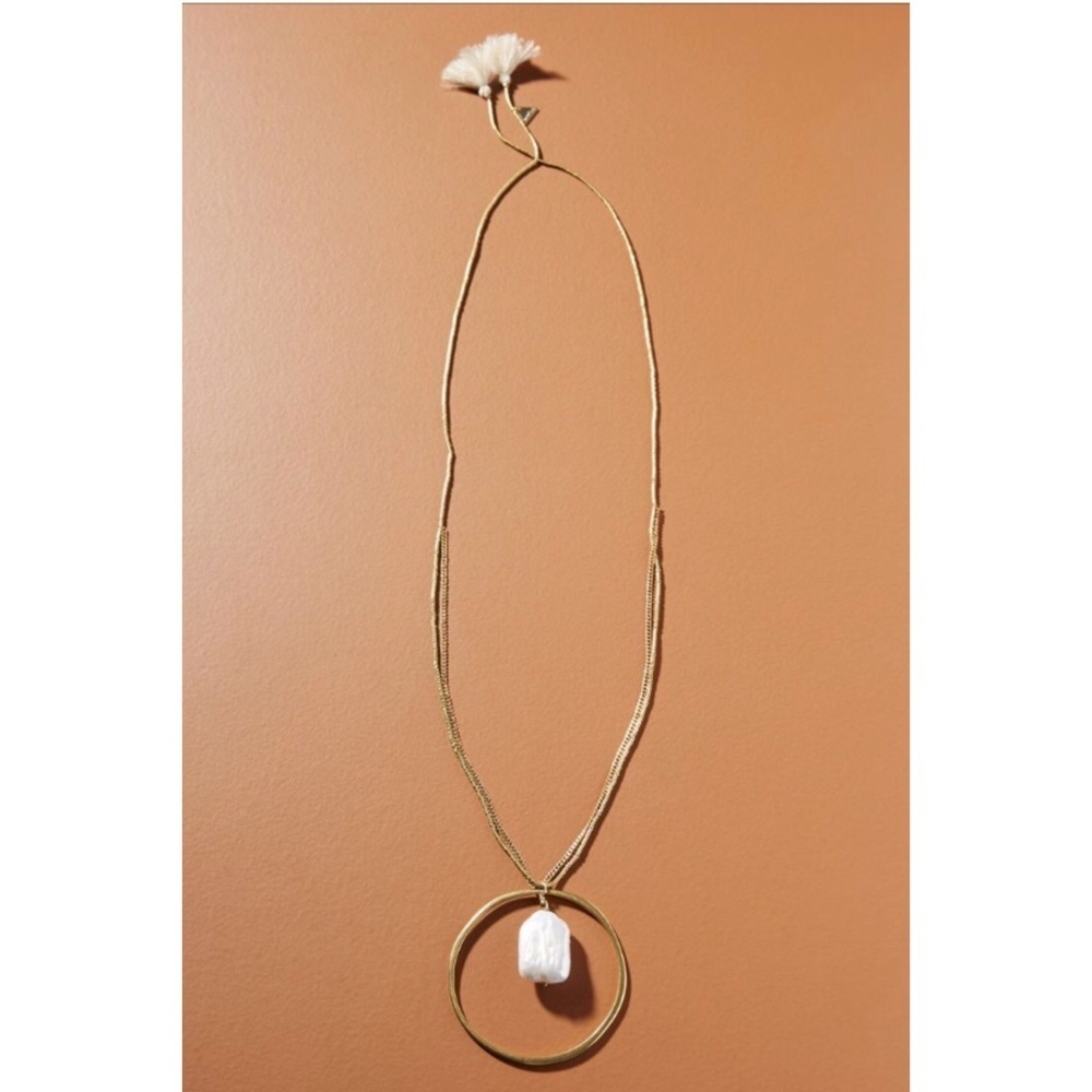NWT - ❤️🔥Anthropologie - Gold Serefina Pendant Necklace - OS